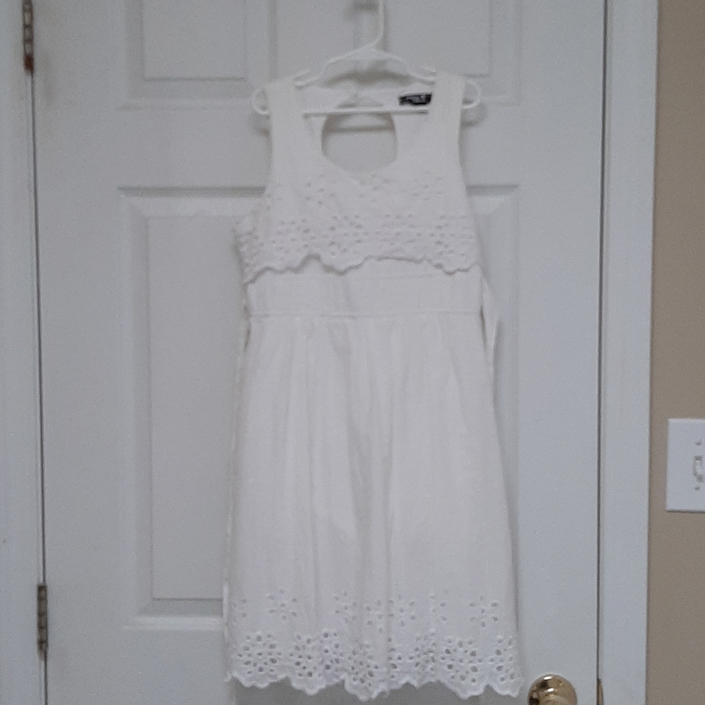 Sequin Hearts - Girls' Lace Cutout Dress